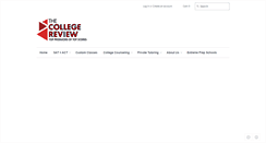 Desktop Screenshot of collegereview.org